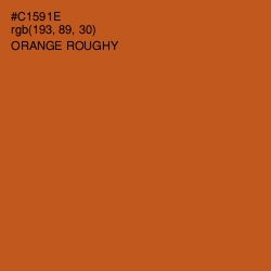 #C1591E - Orange Roughy Color Image